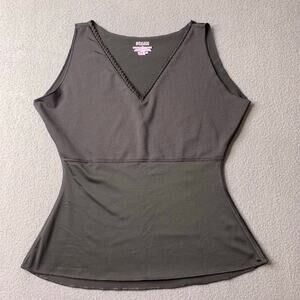 Spanx by Sara Blakely Black Cami Tank Top Body Shaper Large Shaping Smoothing